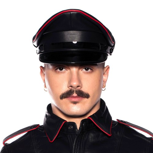 Echt leder militär - leder,