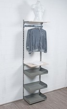 Wandregal Regal-System Rückwandsystem Ladeneinrichtung Kleiderständer Garderobe