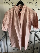 Orangenes Hemd von Cavori in Größe XL, 43/44, Kurzarm