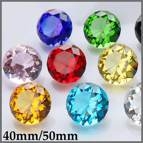 Dekosteine glas diamanten - glas,