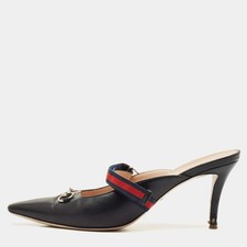 Gucci Schwarz Rot Leder Emma