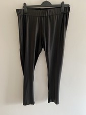 Leggings Wetlook Stoff Sexy Größe L Damen Lederimitat Glänzend