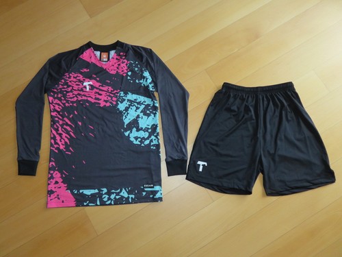 Schwarz buntes torwart trikot - torwart,