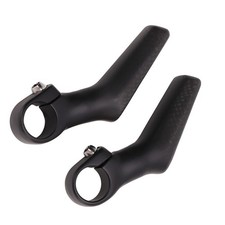 Mountain Bike Handlebars Bar Ends 1 Pair Carbon Fiber 3K L Shape Ergonomic R Z.