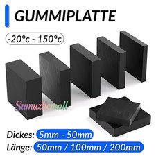 50mm bis 200mm Gummiplatte