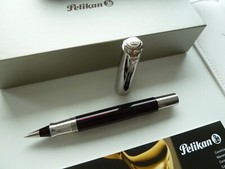 Pelikan Souverän R625 NOS - Rollerball - Weinrot / Sterlingsilber ~ 2010