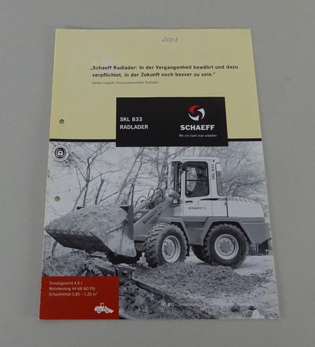 Prospekt broschüre schaeff - /,