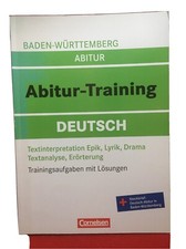 Abitur-Training Deutsch BaWü Cornelsen
