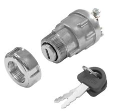 Universal 3-Stufen Zündschloss Schlüsselschalter Zündanlassschalter KFZ Traktor