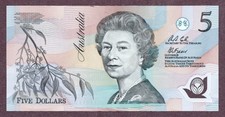 AUSTRALIEN 5 DOLLARS Banknote 1992 Zustand I UNC FDS S/N AA31682561  P. 50a