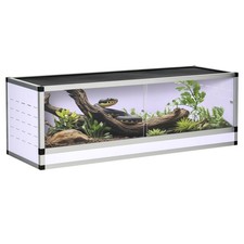 Terrarium aus Aluminium für Reptilien Spinnentiere Reptilienzuchtbox Silber