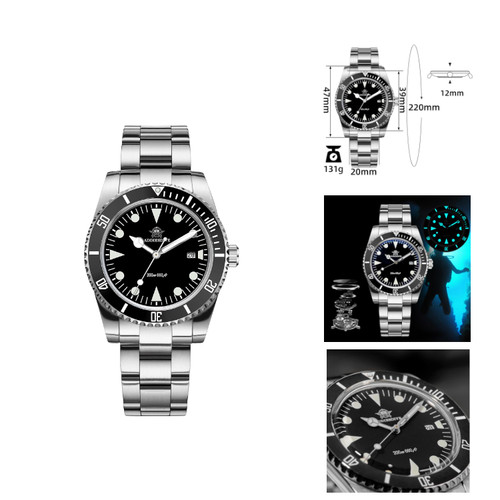Addiesdive herren analog uhren - analog,