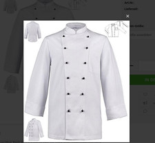 Hiza Damen Kochjacke Langarm