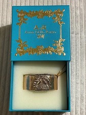 ANNA DELLO RUSSO by H&M * breiter Armreif in Gold mit Etikett und Box