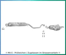 Auspuffanlage für Opel Zafira