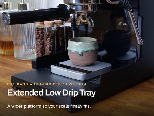 Extended low drip tray - low, for