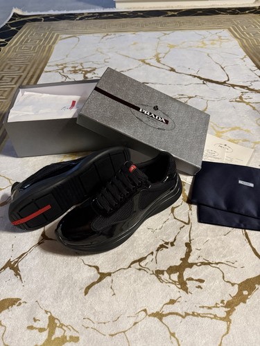 Prada herren sneaker - prada, schwarz
