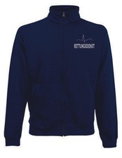 Sweatjacke Rettungsdienst blau