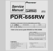 Pioneer PDR-555RW Audio CD