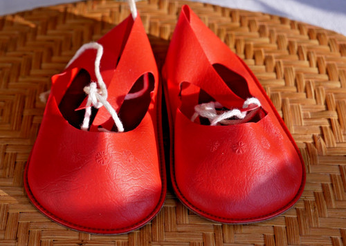 Alte puppenschuhe 1950 10 - 1950, *