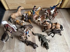 Großes Schleich Paket Reiter Pferde Zubehör Pony Horse Club
