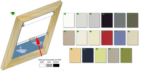 Dachfensterrollo günstig für