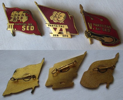 Ddr abzeichen - 3x,