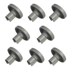 8 Stück Unterkorb Korbrollen Unten für AEG Zanker Zanussi 15257700, 152.577 00