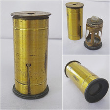 Antike Messing Lupe Mikroskop