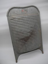 Altes Original Waschbrett Zinkblech Waschen Rubbeln 56 x 34 cm