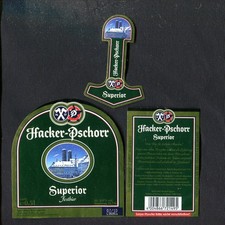Bieretiketten Hacker Pschorr München