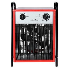 Elektroheizer 9KW Heizlüfter mit Thermostat Innenbereich robuste Bauheizung