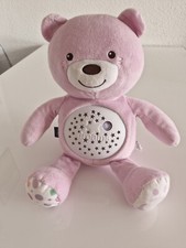 CHICCO FIRST DREAMS BABY BÄR ROSA PLÜSCH TEDDYBÄR PROJEKTOR MIT NACHTLICHT 0+