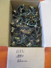 100x Müpro Rohrschelle Schraubrohrschelle 22mm 22 mm Sicherheits-Clip M8