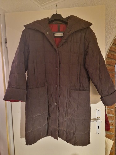 Brauner damen steppmantel - brauner,