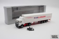 Herpa MB Mercedes SK 94 Pritschen-/Gardinenanhänger LKW "Tirliner" 1:87 /H23464