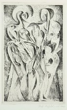 Rolf Retz-Schmidt  - OHNE TITEL - Radierung - sign. dat. - 1968 - TOP 