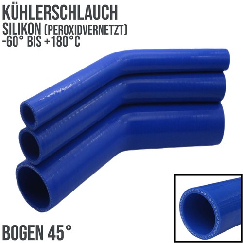 Kühlerschlauch bogen - kühlerschlauch, 45°