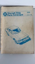 Triumph Stag Teilekatalog 1976