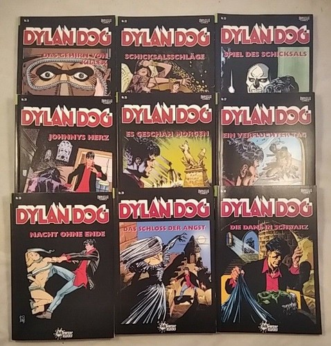 Dylan dog konvolut aus 9 - dylan,