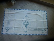 Alte Handarbeit Kreuzstich Leinen Wandbehang