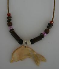 Tribal Kette  Delphin  Muschel