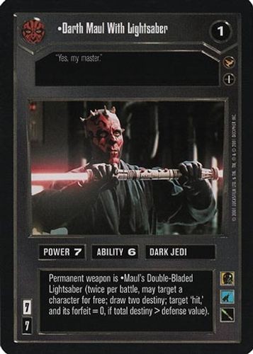 Darth maul mit lichtschwert - mit,