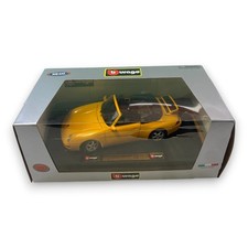 Bburago Porsche 911 Cabriolet Gelb Modellauto Diecast Sammlermodell in OVP