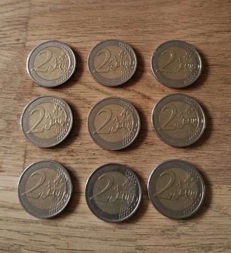 Euro münzen - x, 2