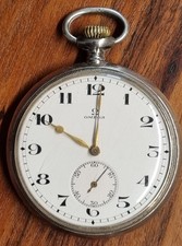 Taschenuhr Silber Omega