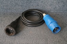 Adapterkabel CEE zu Schuko 16A 250V IP44 200cm Camping Wohnmobil Caravan