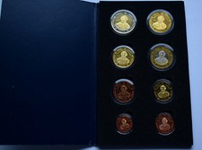 SELTENER MALTA 2003 SET EURO MÜNZEN EXEMPLAR MUSTER PROTOTYP ESSAI PRE POUNDS 