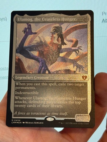 Etched foil ulamog the - etched,