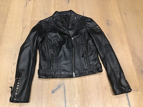 Damen biker lederjacke neu - biker,